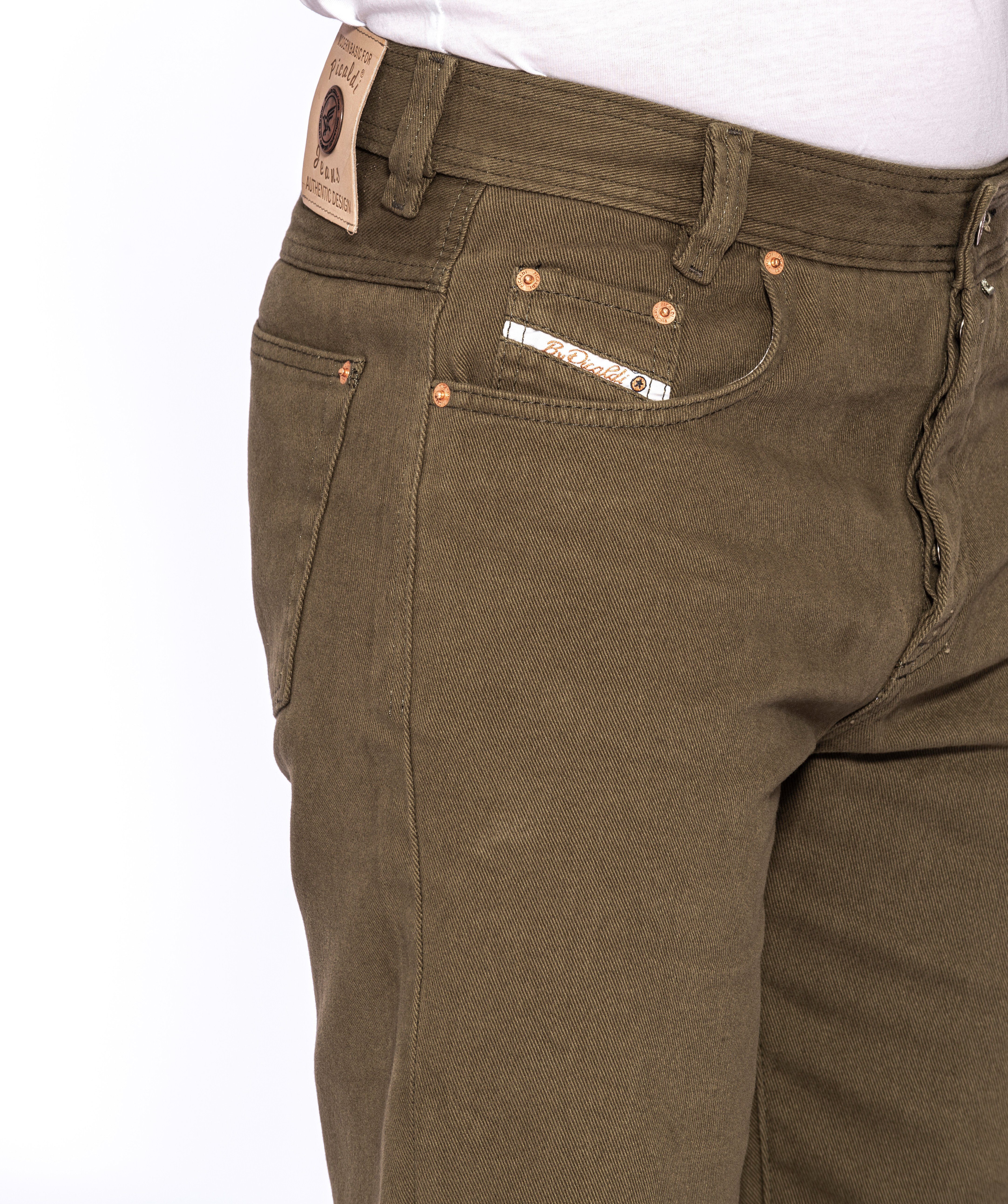 PICALDI Jeans Tapered-fit-Jeans 5-Pocket-Style Zicco Mount 472 Green Military