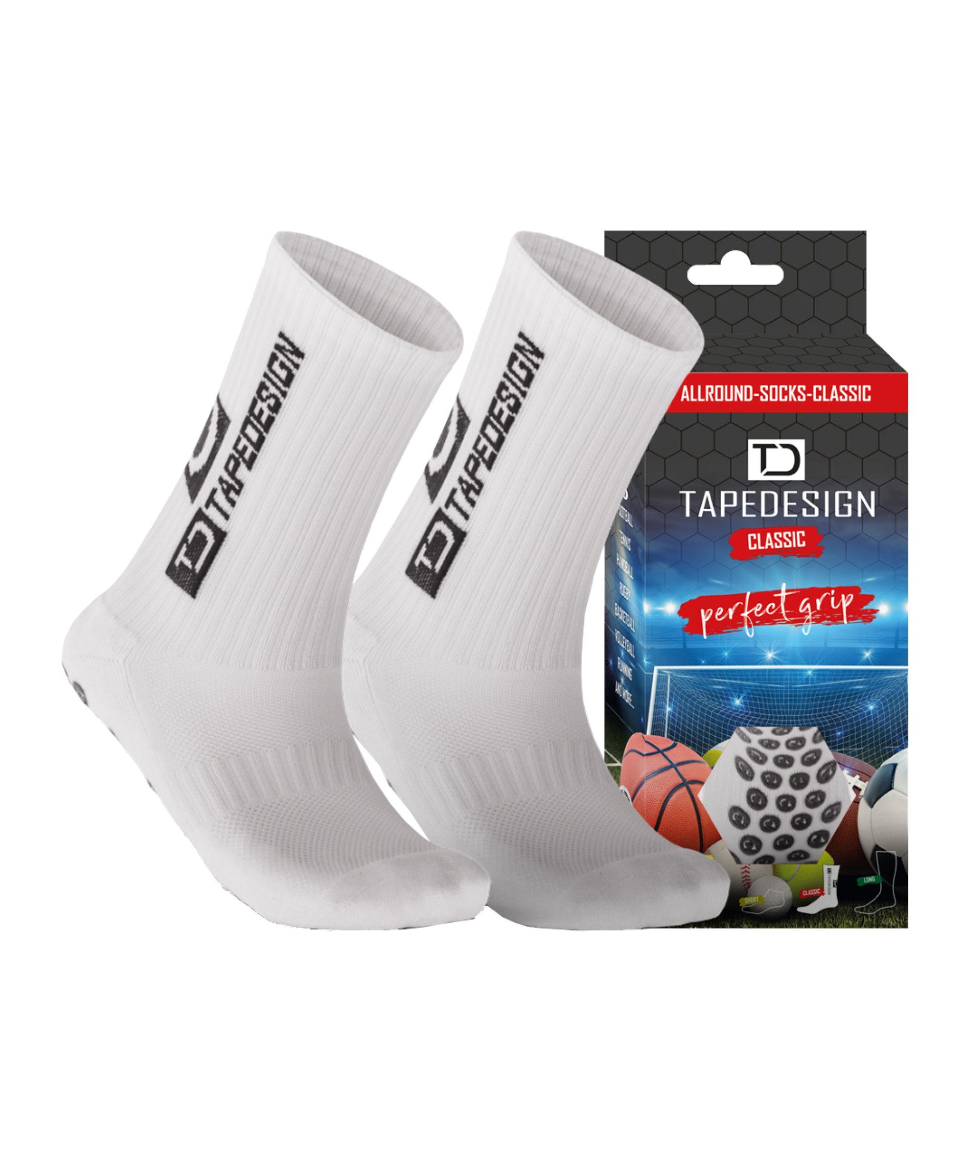 Tapedesign Sportsocken Tapedesign Gripsocks Socken Sportsocken günstig online kaufen