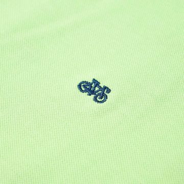 vidaXL Strickpullover Kinder-Poloshirt Neongrün 128