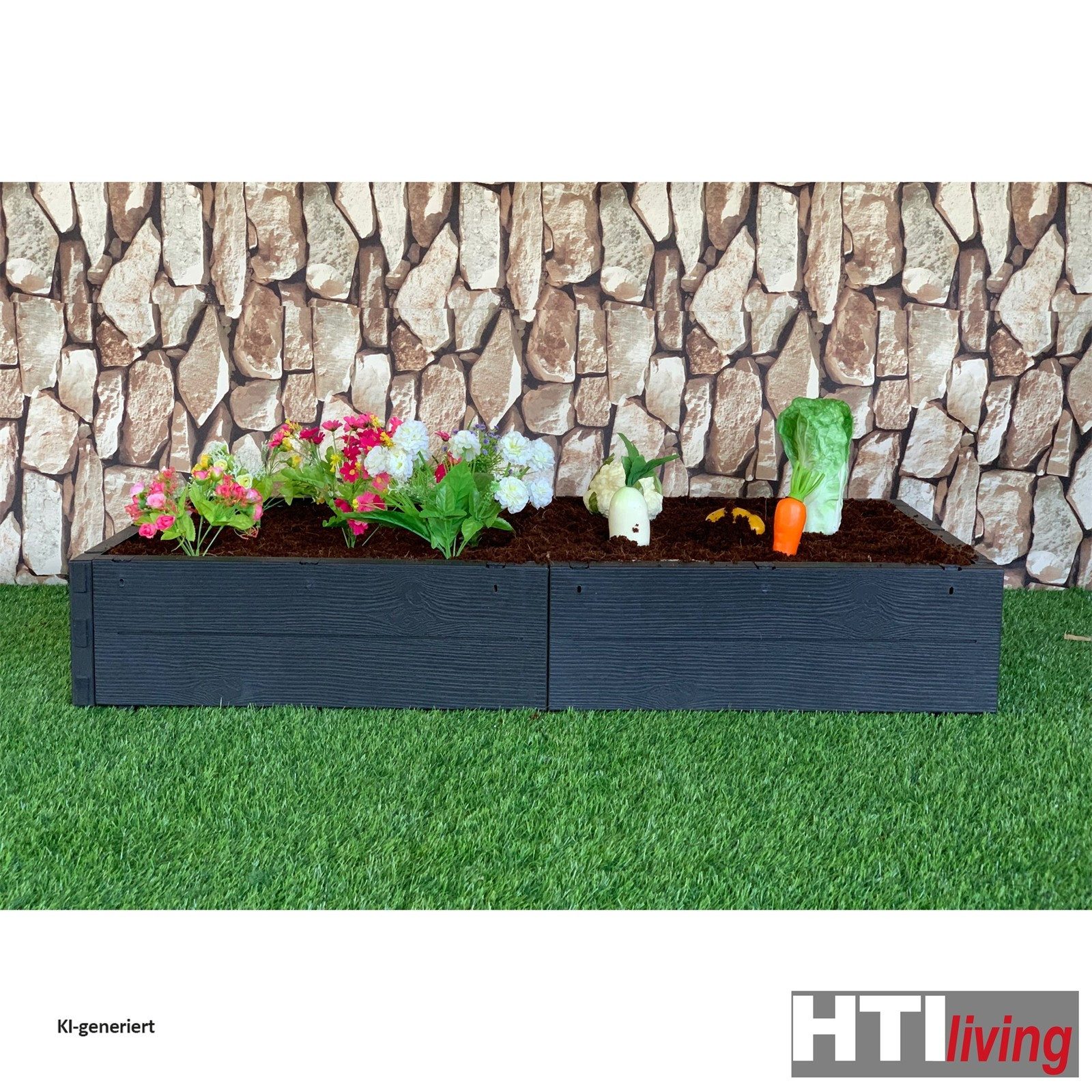 HTI-Living Hochbeet Hochbeet 6-teilig Nessa (Set, 6 St., 6 Module), Pflanzkasten