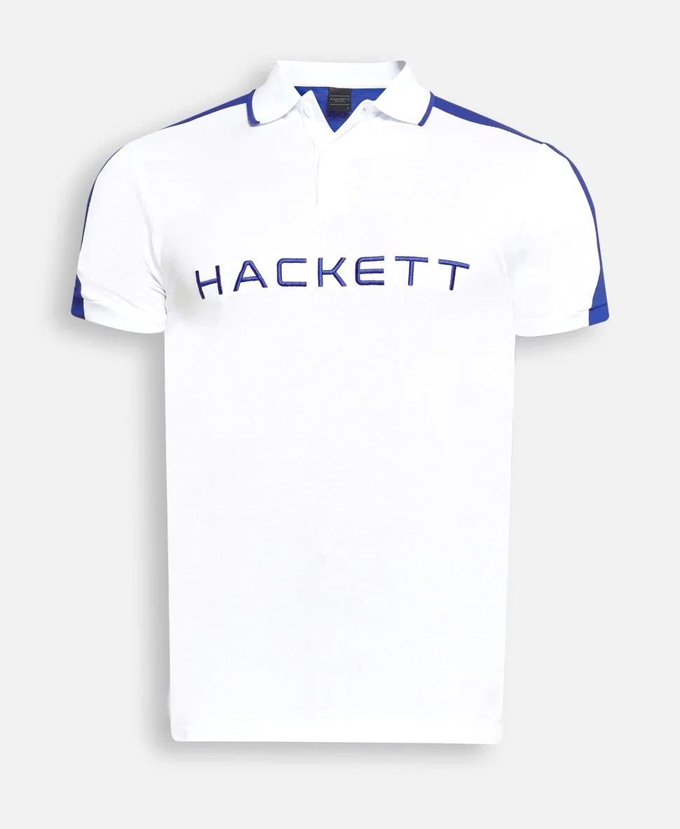 Hackett London Poloshirt Hackett Herren Poloshirts, Hackett London HS MULTI CF RO Poloshirts aua Baumwolle, Logoschriftzug