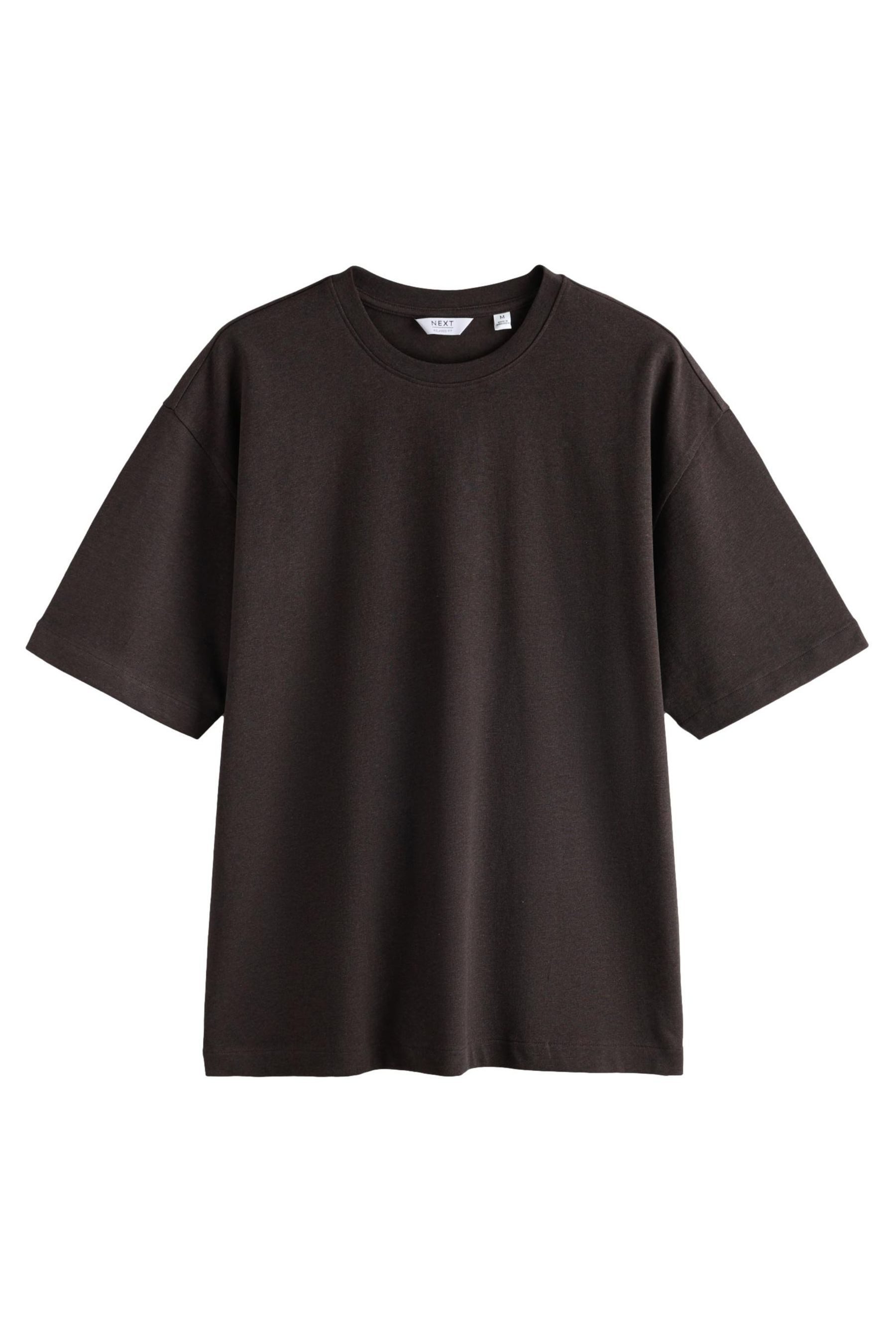 Next T-Shirt Schweres T-Shirt im Relaxed Fit (1-tlg)