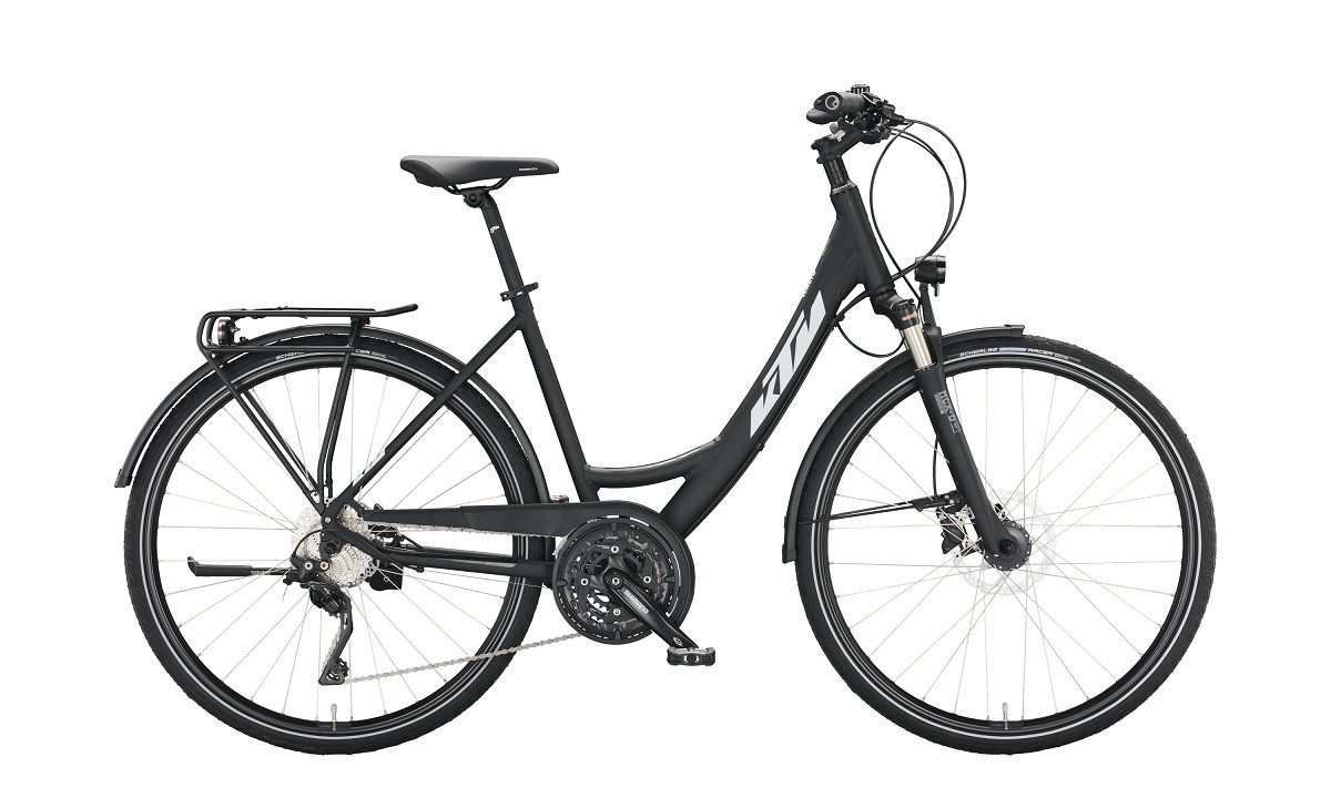 KTM Trekkingrad KTM Veneto Light Disc Damen schwarz, 30 Gang Shimano Deore XT T8000-SGS shadow, Kettenschaltung
