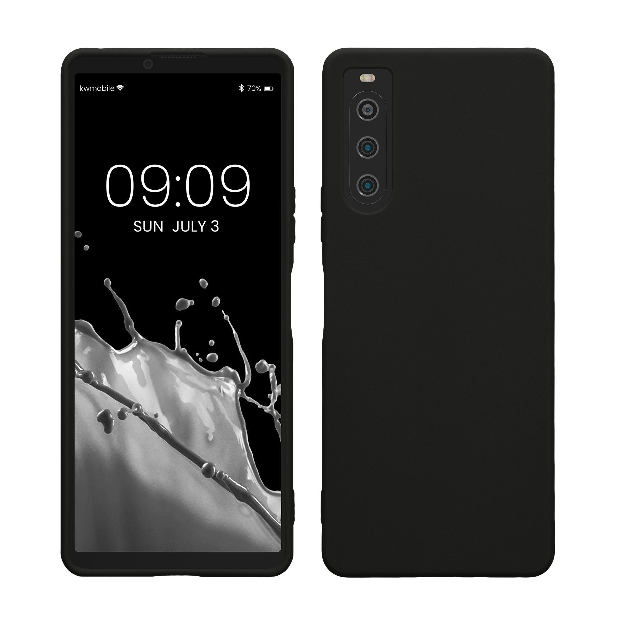 kwmobile Handyhülle Hülle für Sony Xperia 10 V, Hülle Silikon - Soft Handyhülle - Handy Case Cover