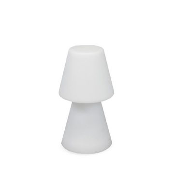 Licht-Trend LED Außen-Tischleuchte Akku-Tischleuchte Lola Small Weiß, RGBW & Kaltweiß