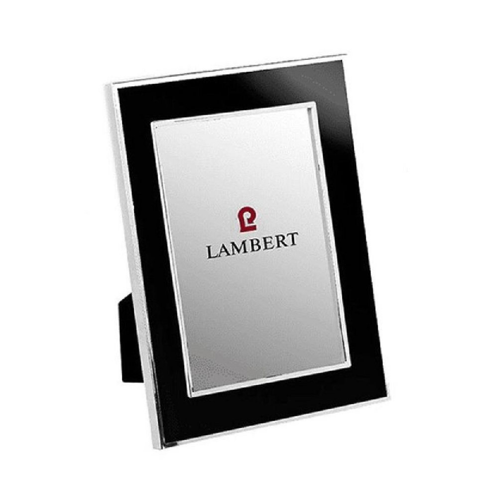 Lambert Dekoobjekt Bilderrahmen Portland Schwarz (10x15cm), mit Aufsteller,  Hochund Querformat möglich
