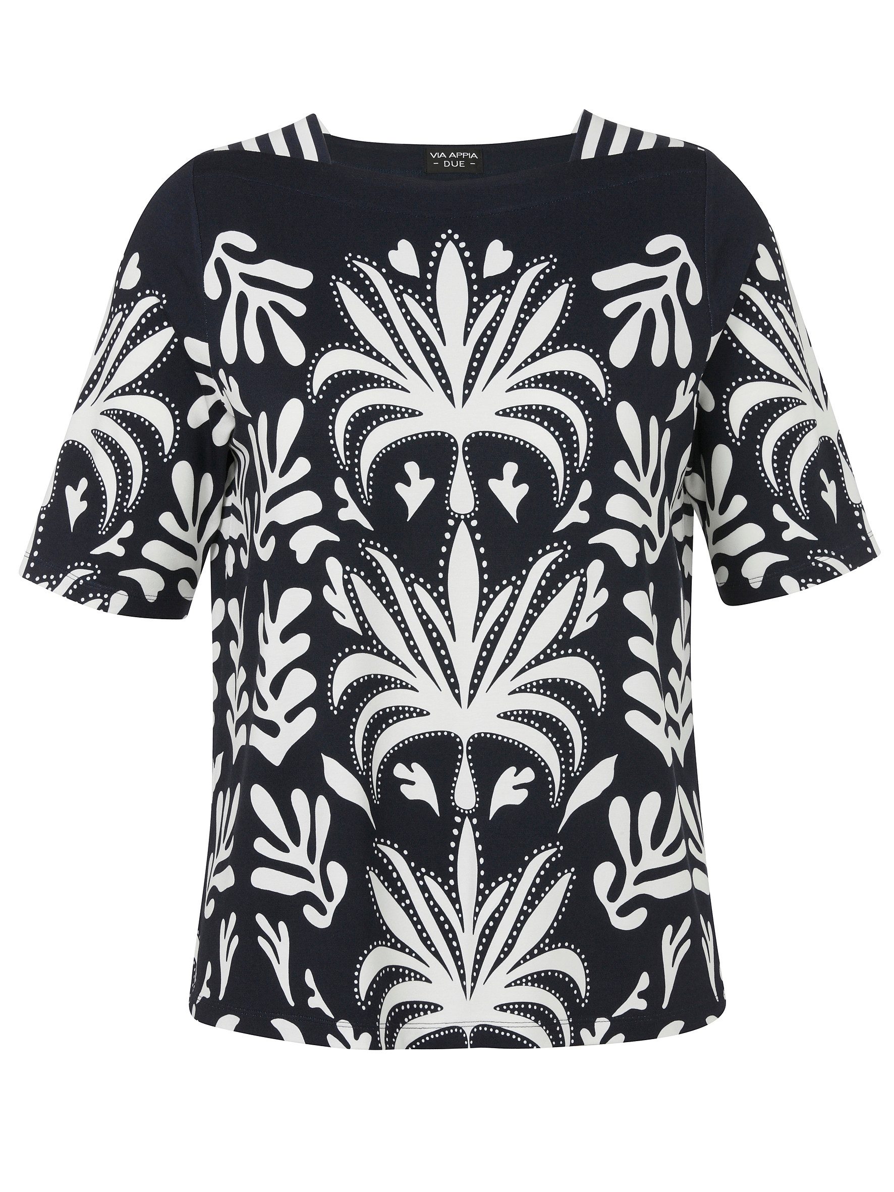 VIA APPIA T-Shirt T-Shirt Karree 1/2 Arm Druck