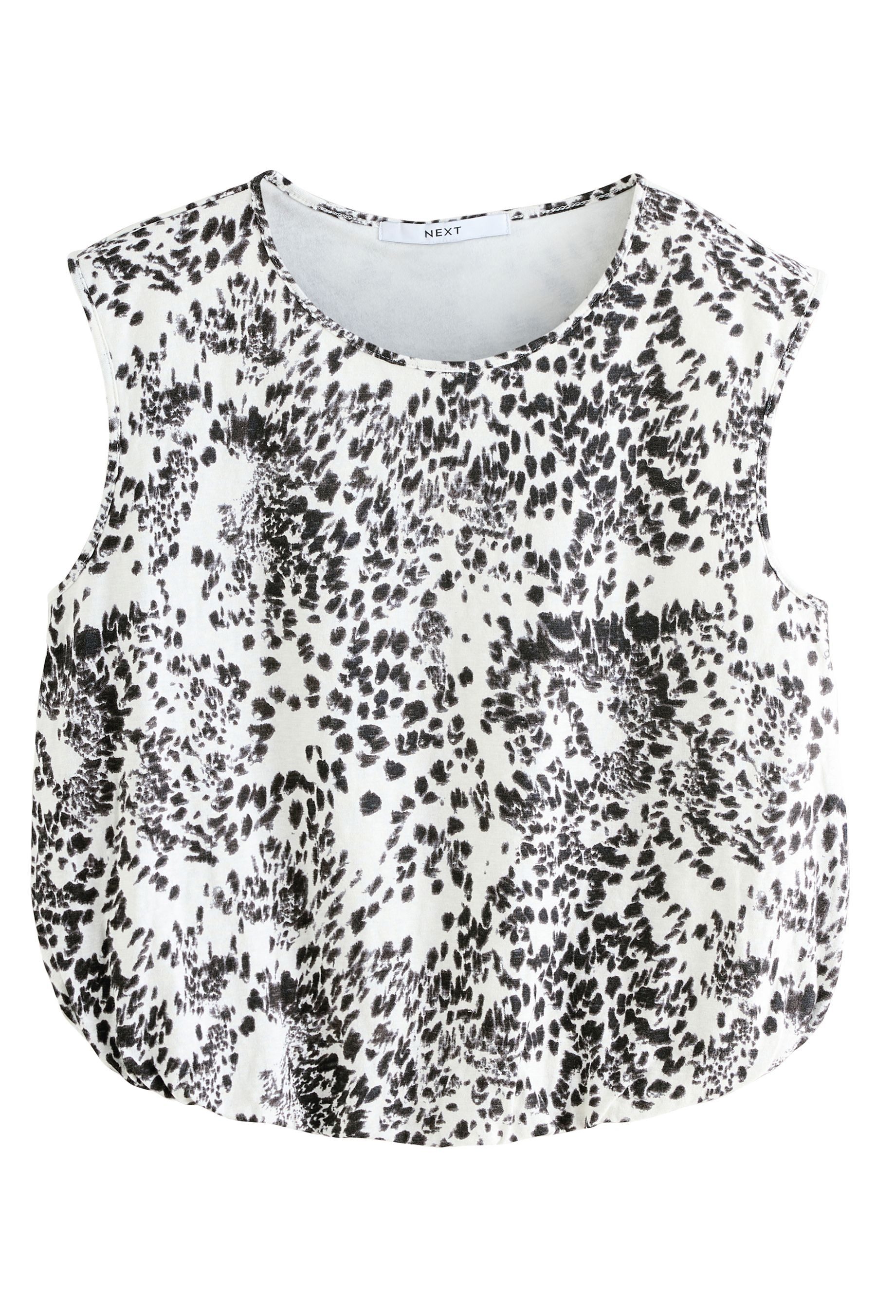 Next Trägertop Ärmelloses Tanktop mit Ballonsaum (1-tlg) günstig online kaufen