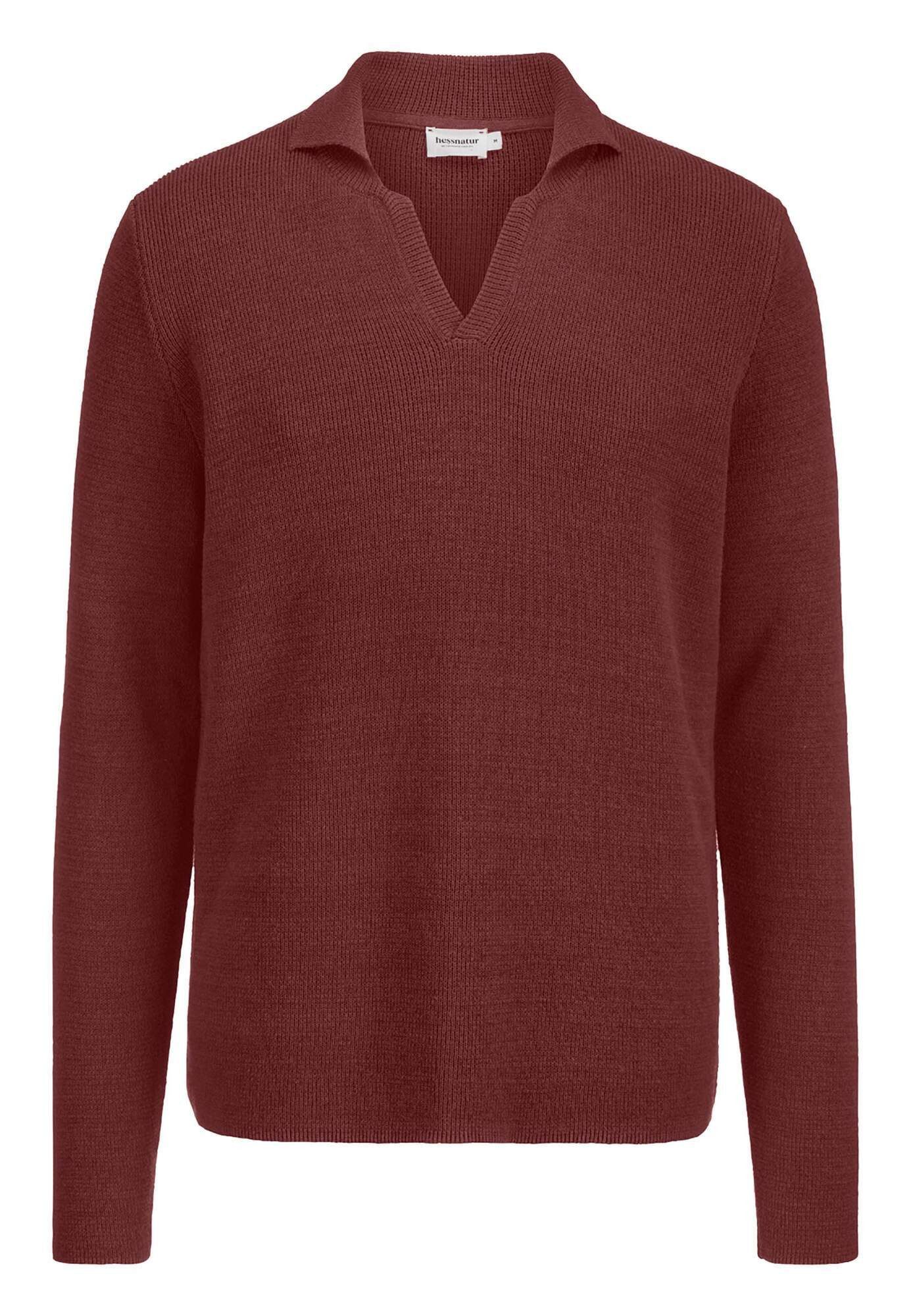 Hessnatur Strickpullover aus Leinen mit Bio-Baumwolle und LENZING™ ECOVERO™ (1-tlg)