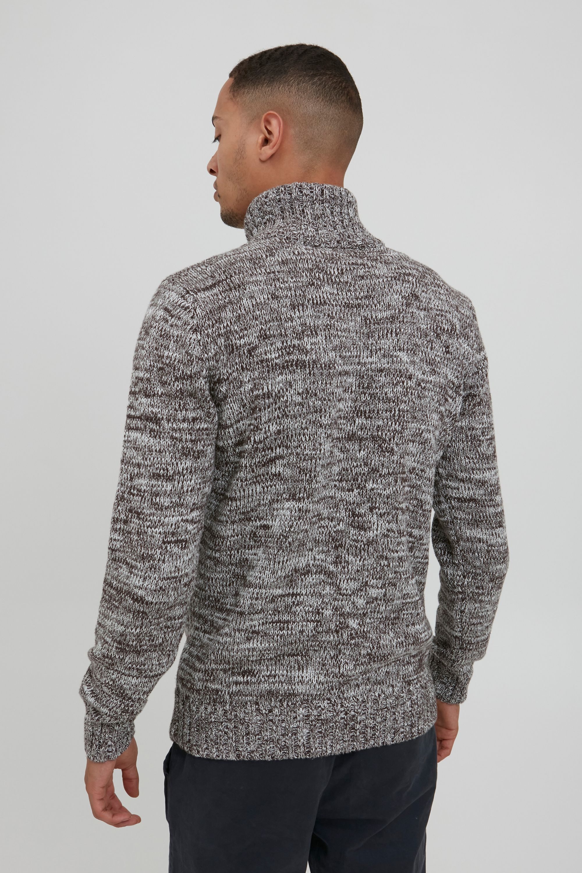 !Solid Troyer SDPhilostrate Strickpulli in Melange-Optik