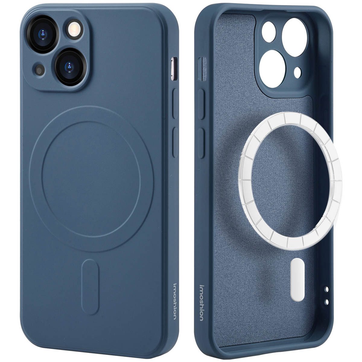 imoshion Backcover imoshion Color Back Cover mit MagSafe Apple iPhone 13 Mini - Dunkelbla