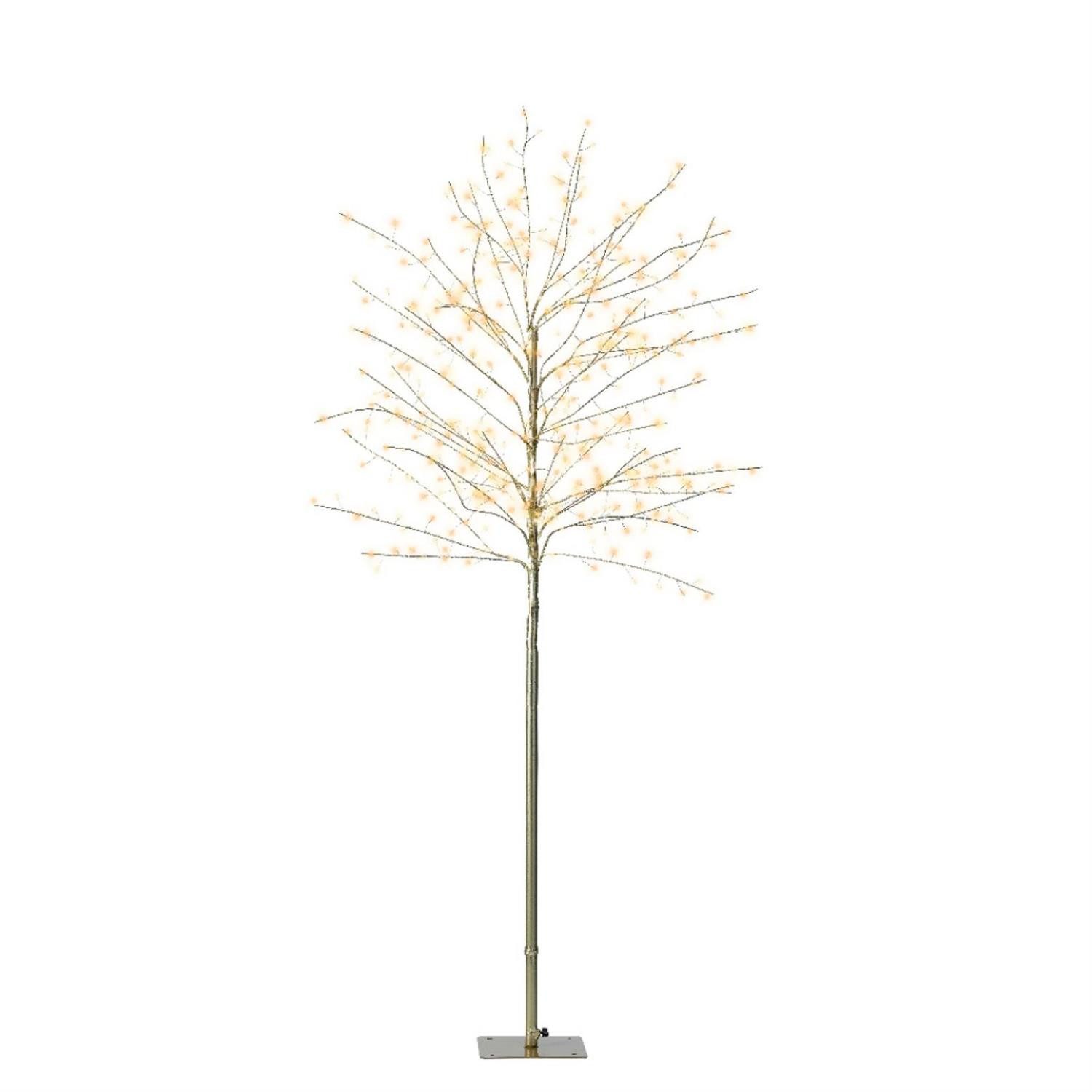 MARELIDA LED Baum LED Lichterbaum Dekobaum gold 150cm 480LED Innen Außen We günstig online kaufen