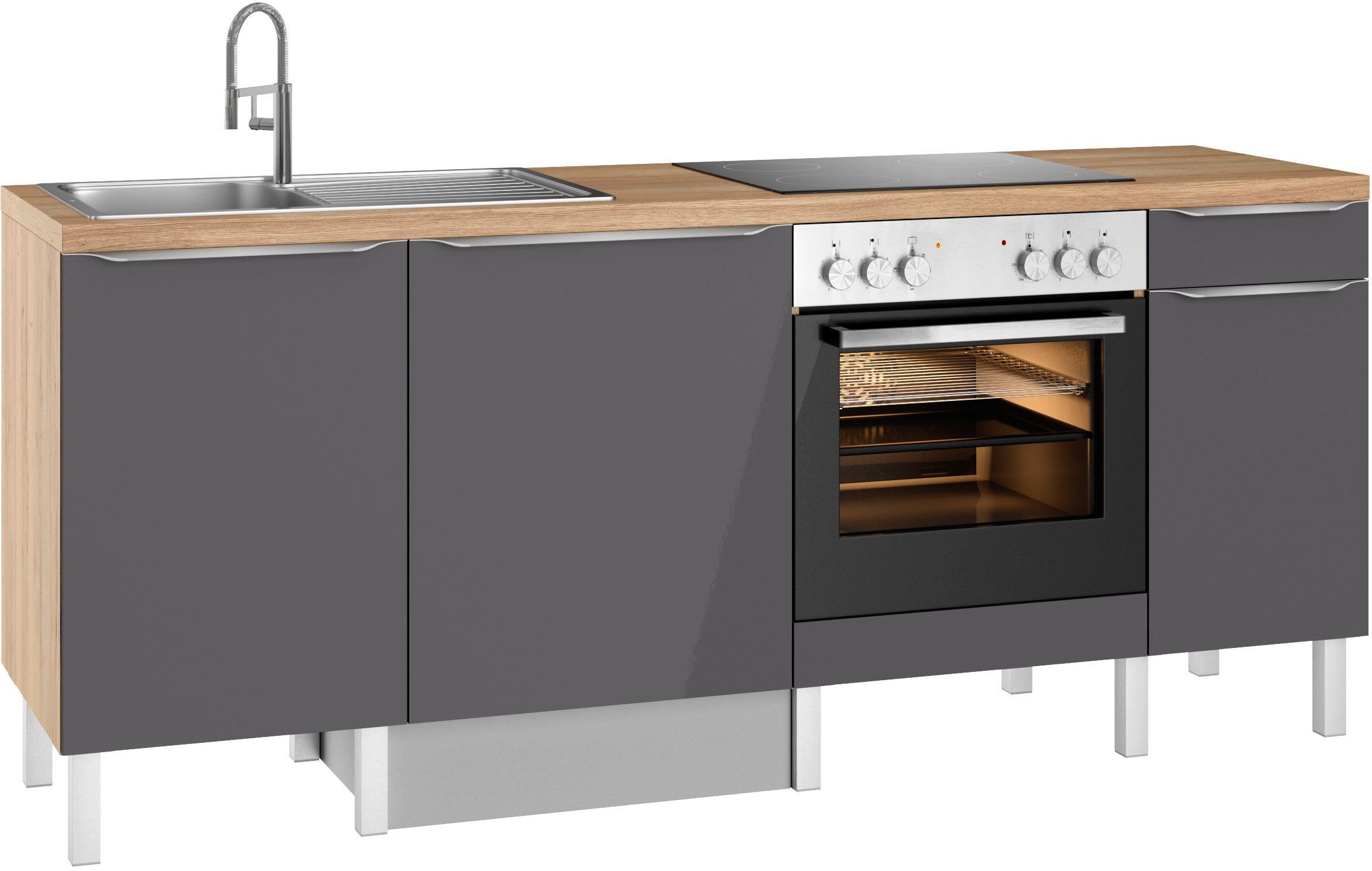 OPTIFIT Küche Lilly2, Breite 210 cm, günstig online kaufen