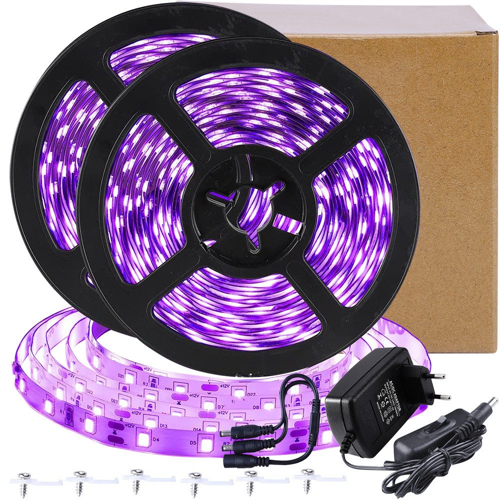 MUPOO LED-Streifen 5M/12M LED Stripe,LED UV-Schwarzlicht günstig online kaufen