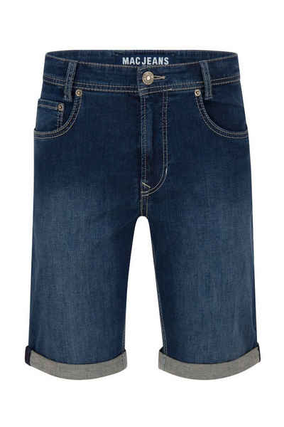 MAC 5-Pocket-Jeans MAC ARNE BERMUDA dark indigo authentic wash 0560-40-1792 H629