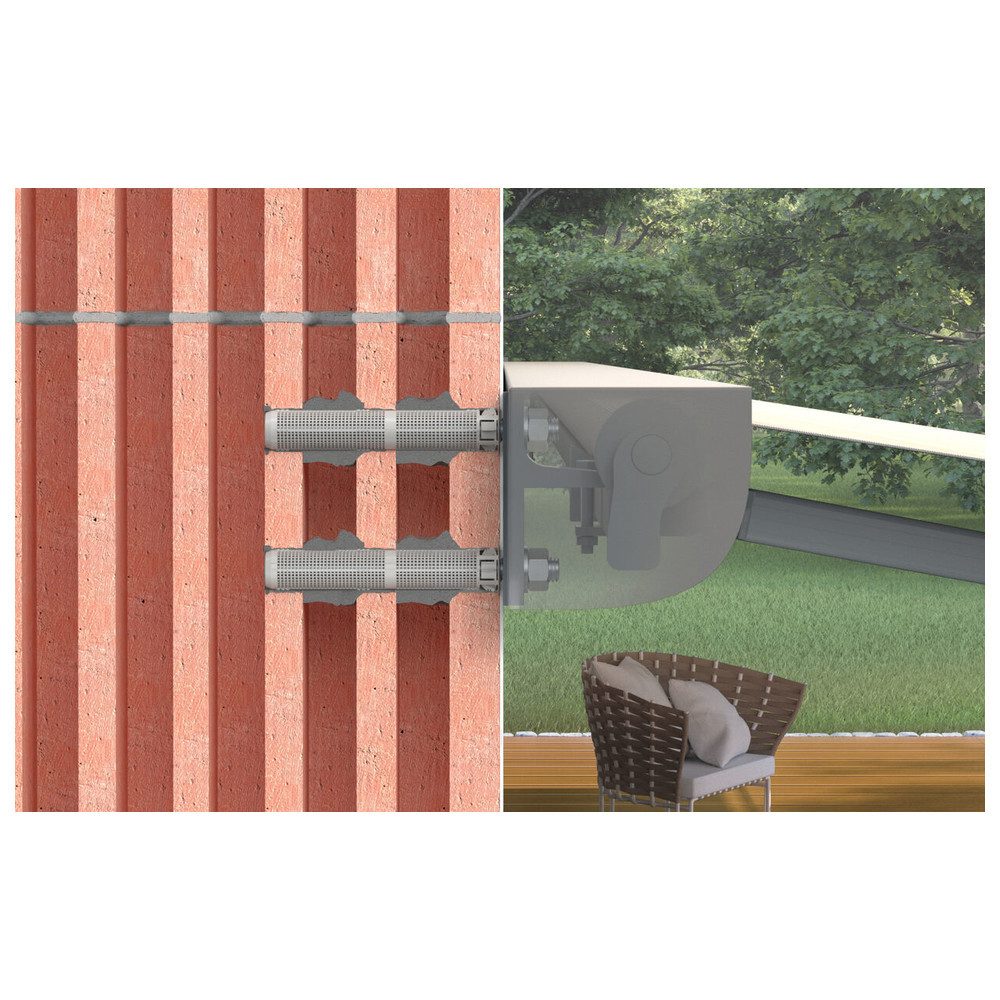 Fischer Wandhalter Ankerhülse FIS H 12x50 K, Kunststoff