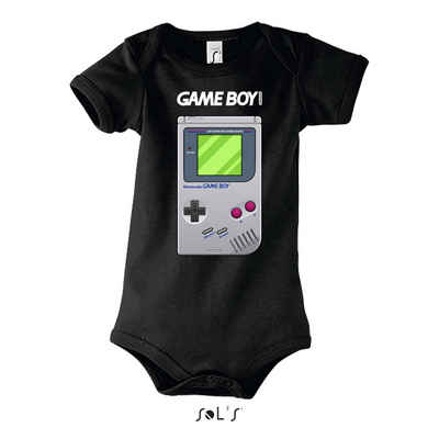 Blondie & Brownie Strampler »Kinder Baby Game Boy Retro Nintendo Konsole Logo Gamer«