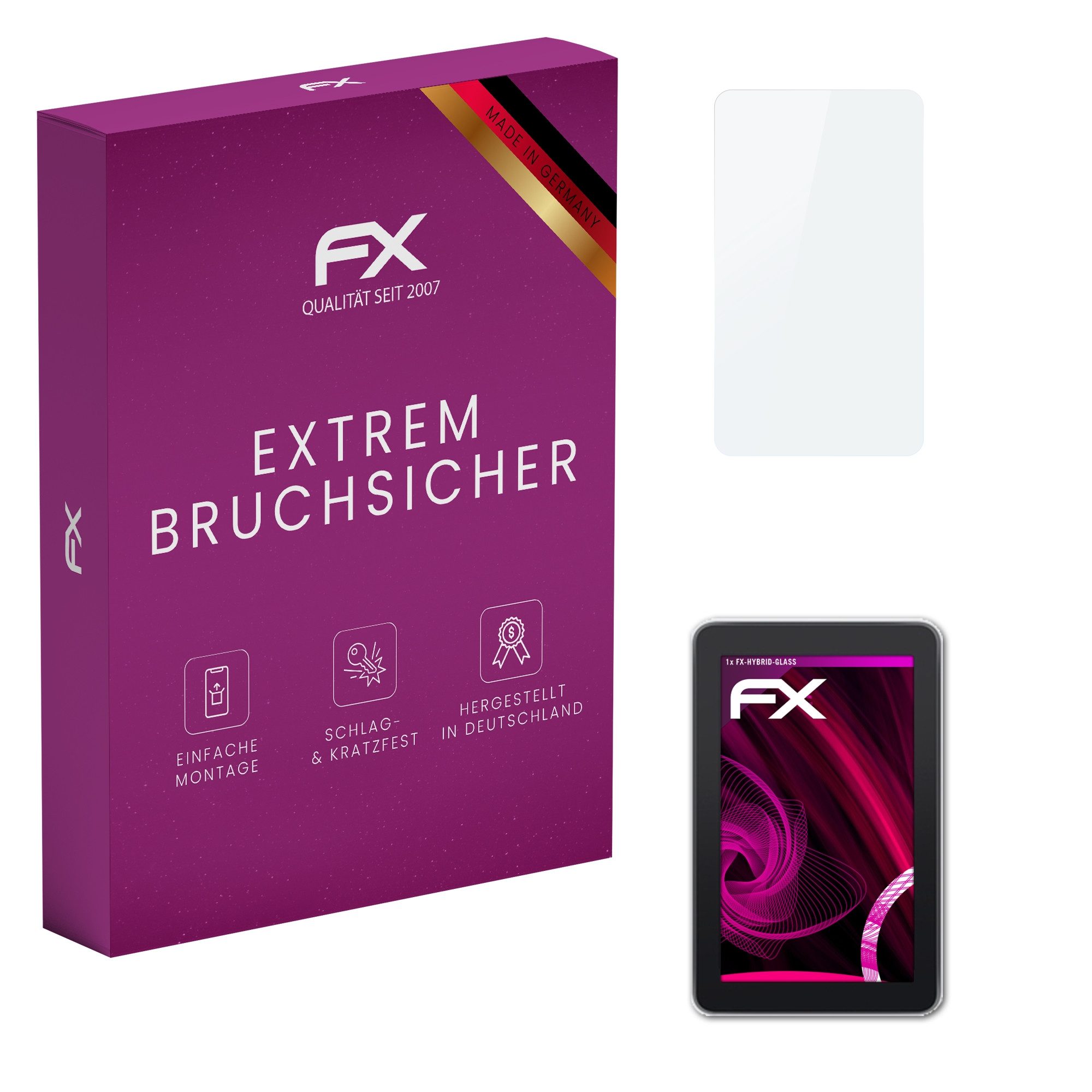 Schutzfolie Panzerglasfolie für Zeki Tablet 7 Inch TBDB763B