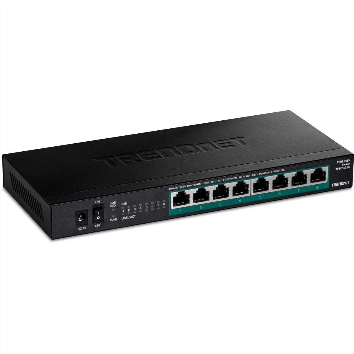 TPE-TG380 8-Port PoE Switch Netzwerk-Switch