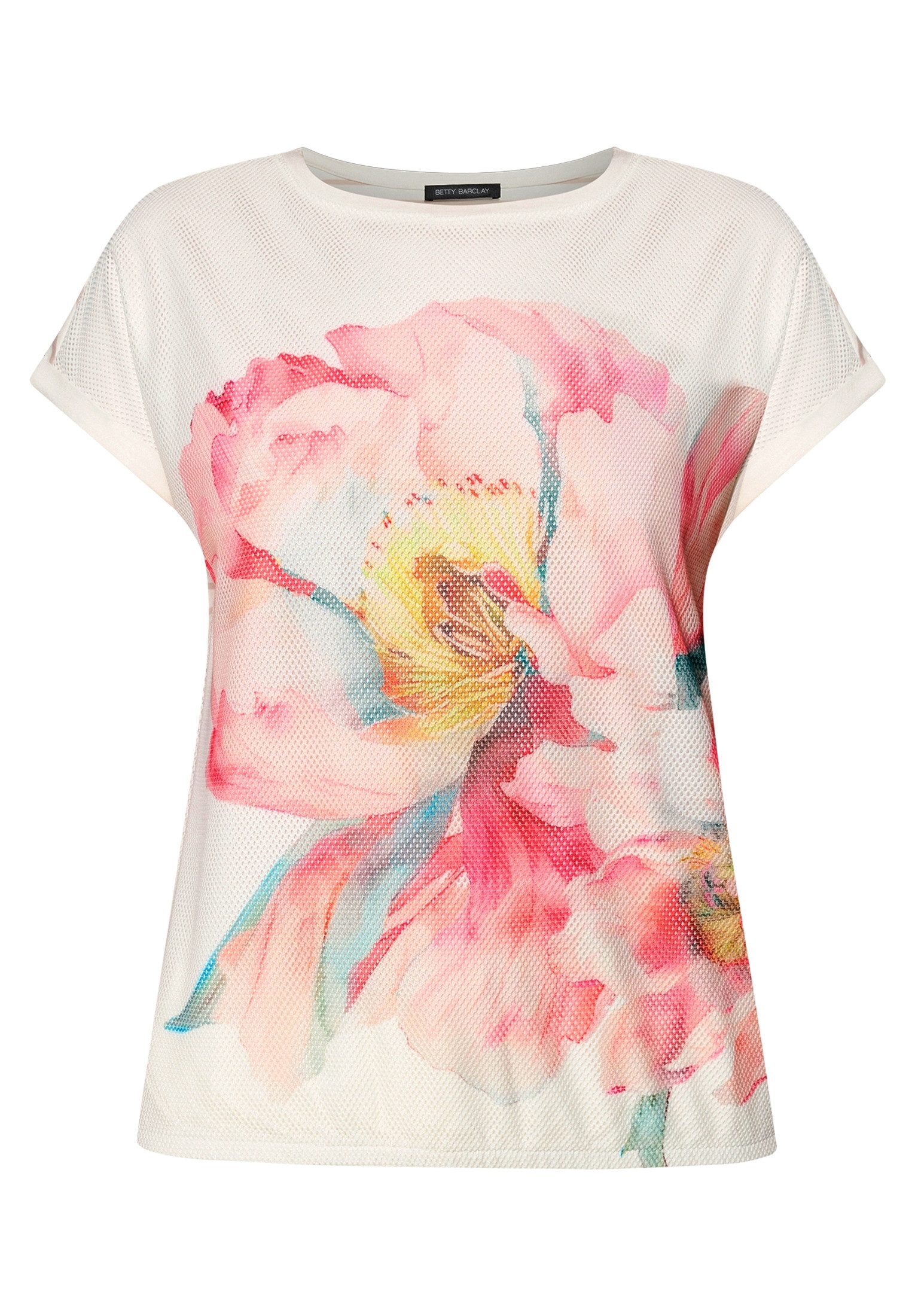 Betty Barclay Kurzarmshirt Damen mit Gummizug (1-tlg)