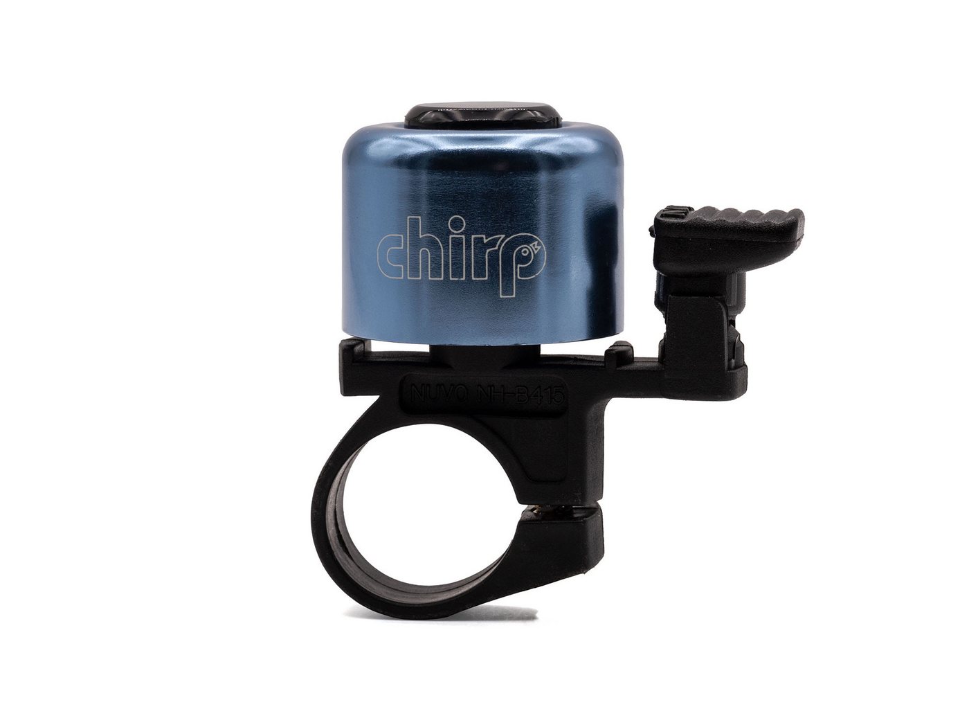 Chirp Fahrradklingel Minibell, blau eloxiert