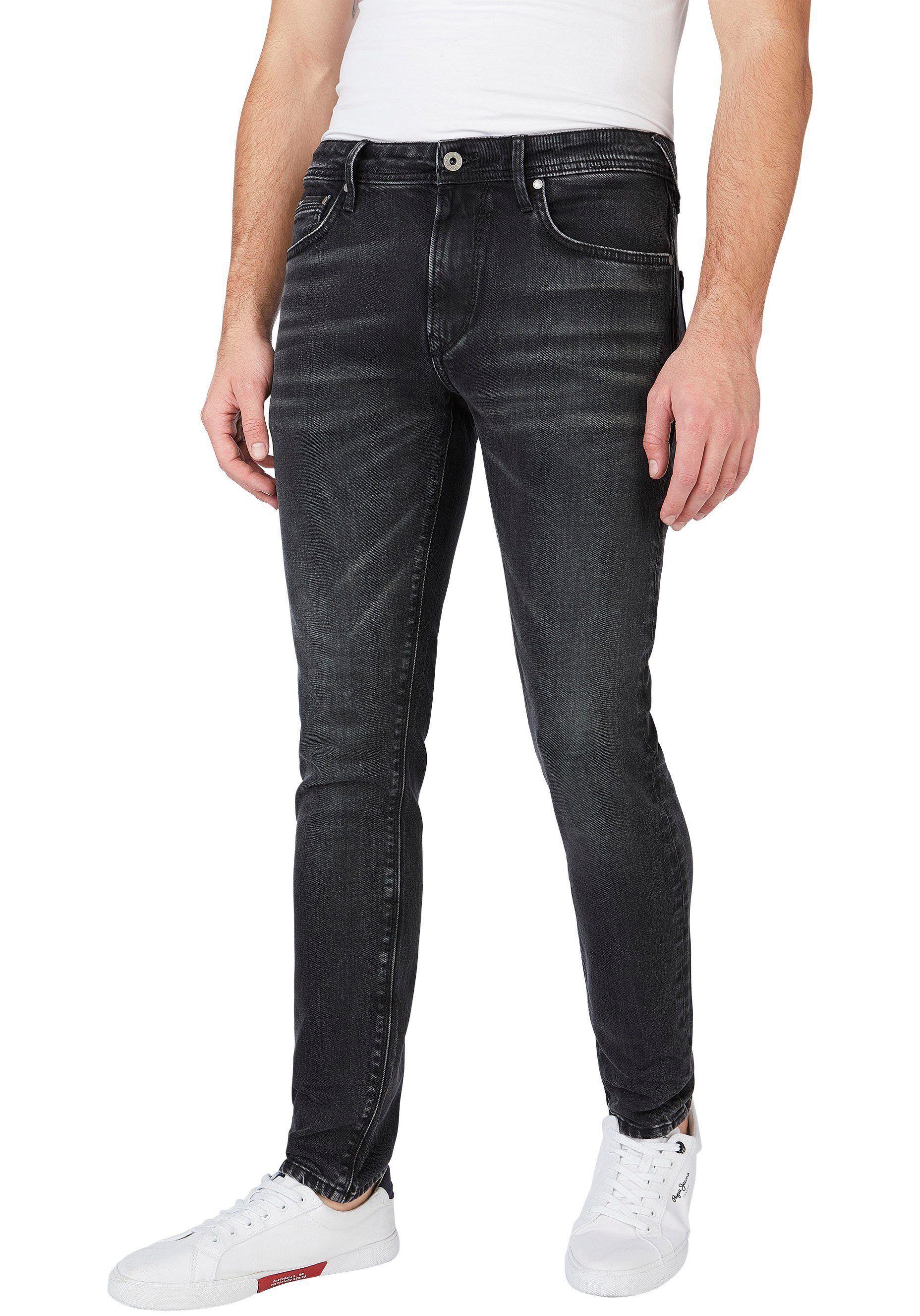 Pepe Jeans Tapered-fit-Jeans STANLEY black wiser | Tapered Jeans
