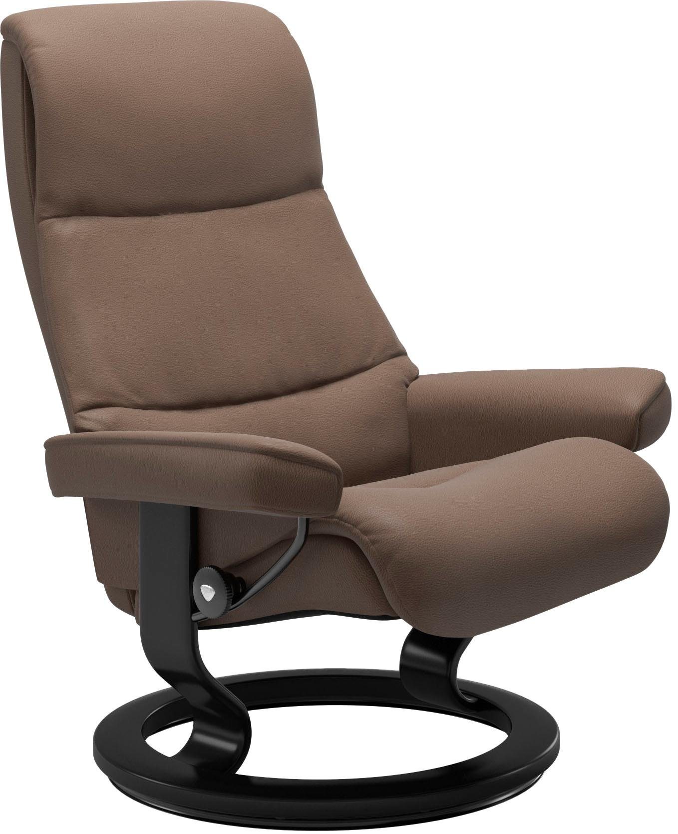 M,Gestell Stressless® Classic View, mit Schwarz Größe Base, Relaxsessel