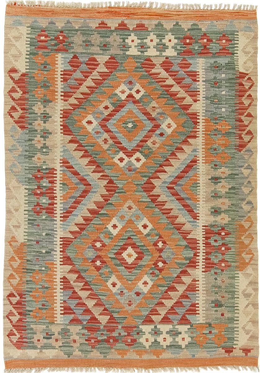 Orientteppich Kelim Afghan Heritage 100x145 Handgewebter Moderner Orientteppich, Nain Trading, rechteckig, Höhe: 3 mm