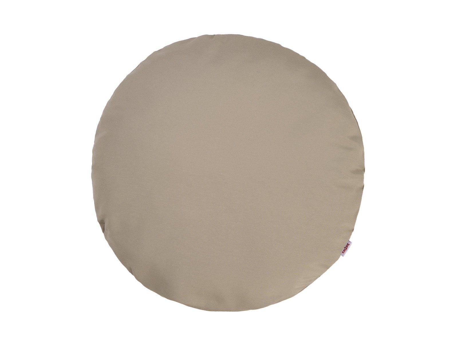 beties Kissenhülle Wunschton, (1 Stück), runder Kissenbezug 50 cm taupe günstig online kaufen
