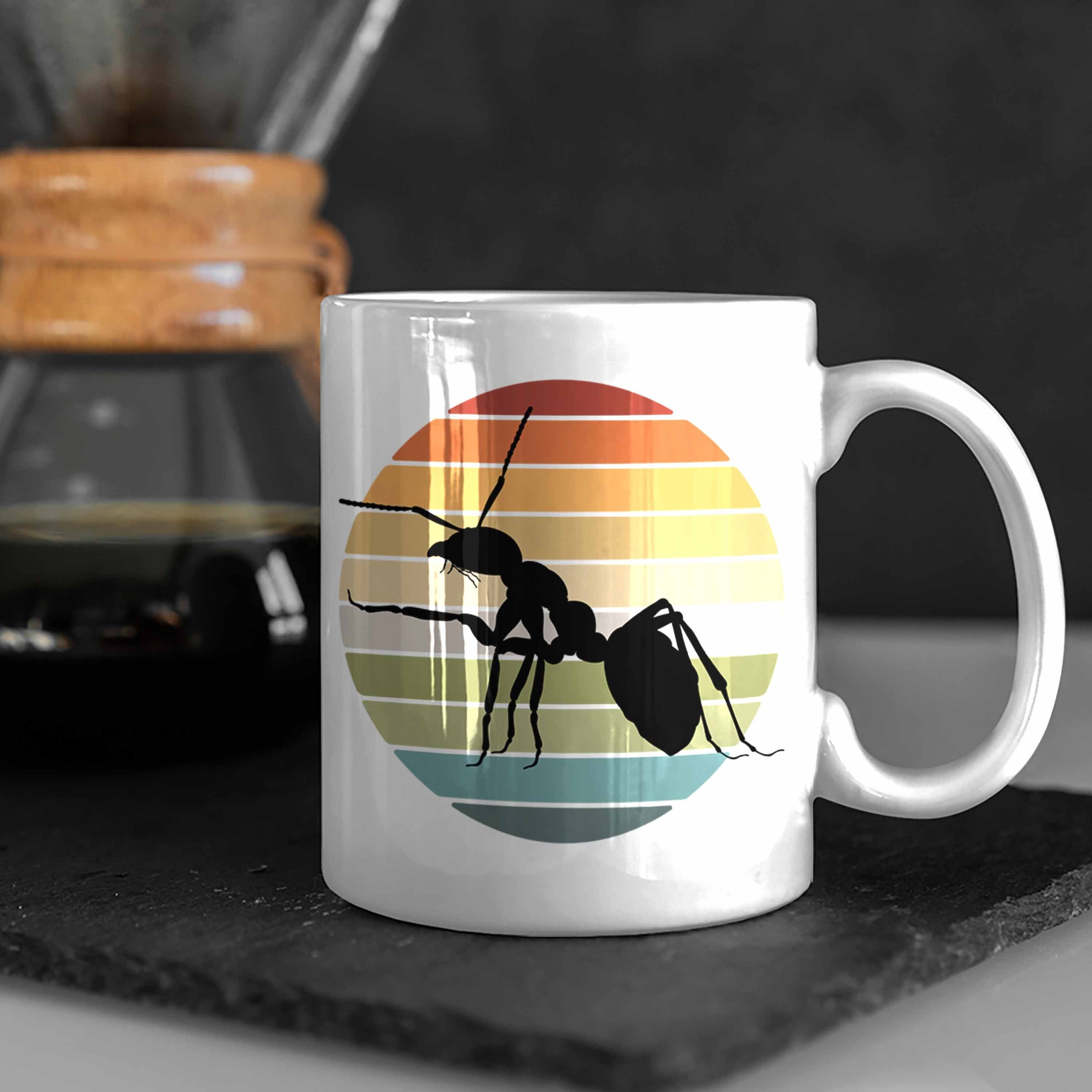 Weiss Trendation Tasse Ameise - Trendation Insekten Tasse