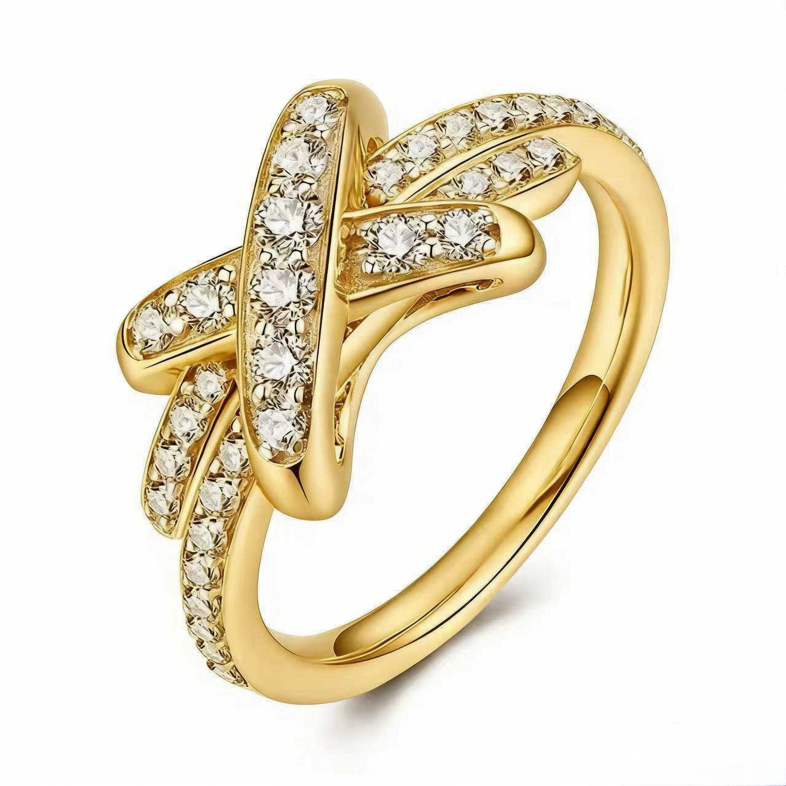 Jumpeak Diamantring ring damen, Personalisierter Diamantring, ring gold damen 585 echtgold, damen geschenk, große schwester geschenk, liebes geschenk für sie