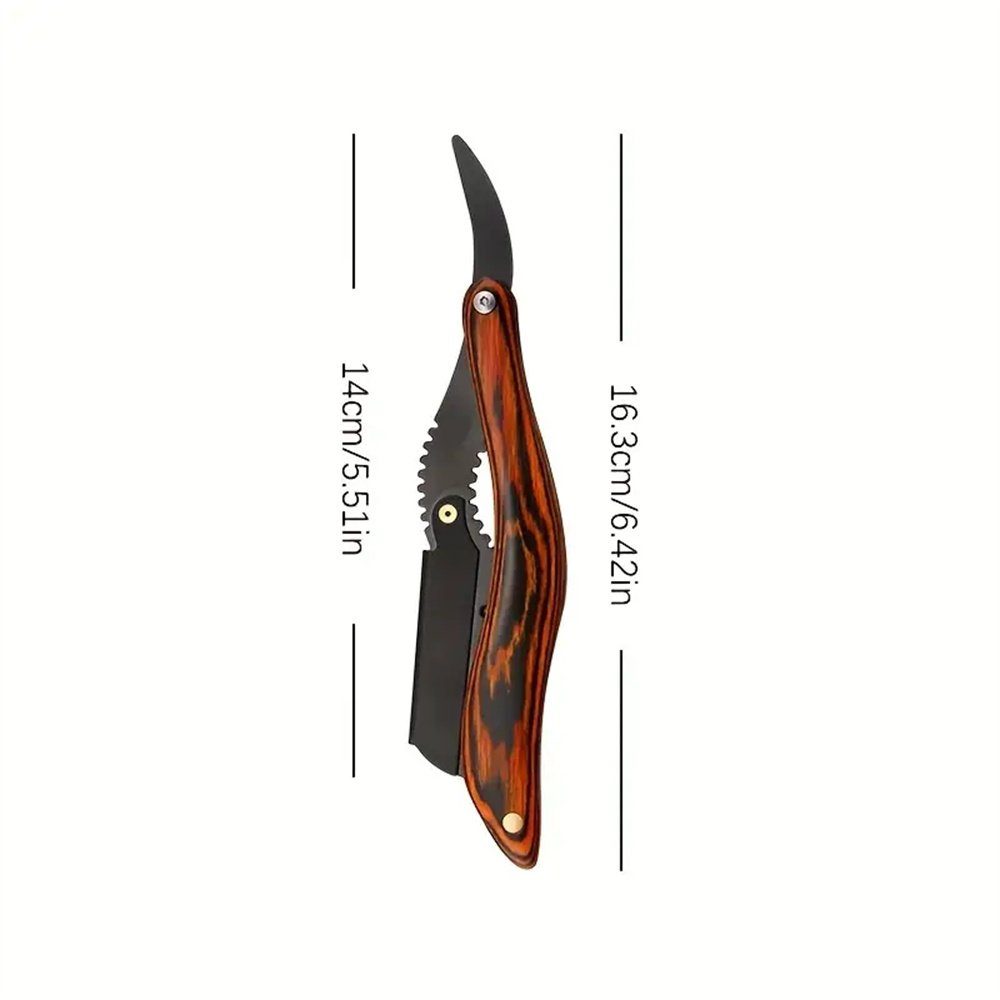 Rasiermesser Perfektes Holz-Rasiermesser für Männer - Geschenk TUABUR