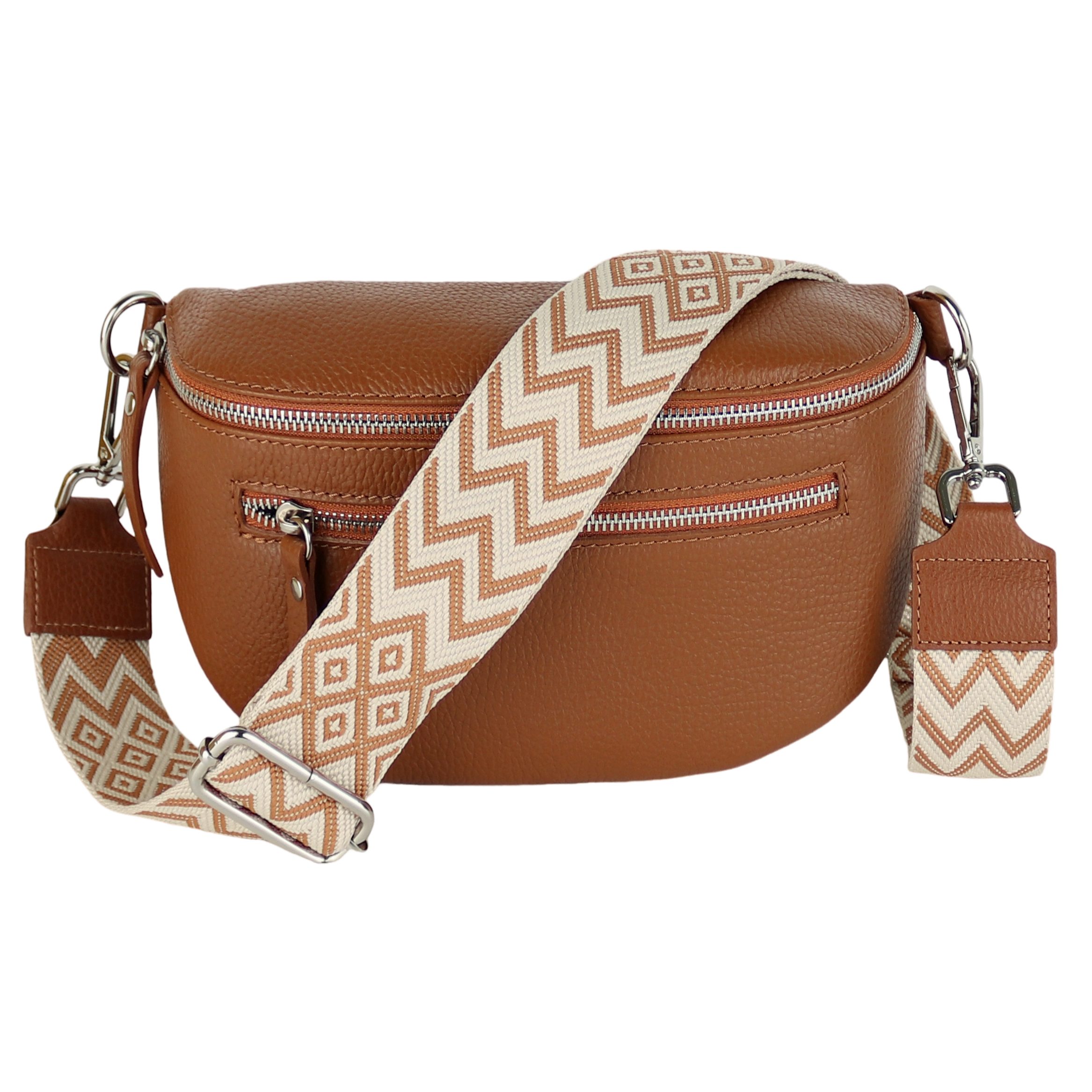 MIRROSI Bauchtasche Damen, Echtleder, Leder, Made günstig online kaufen