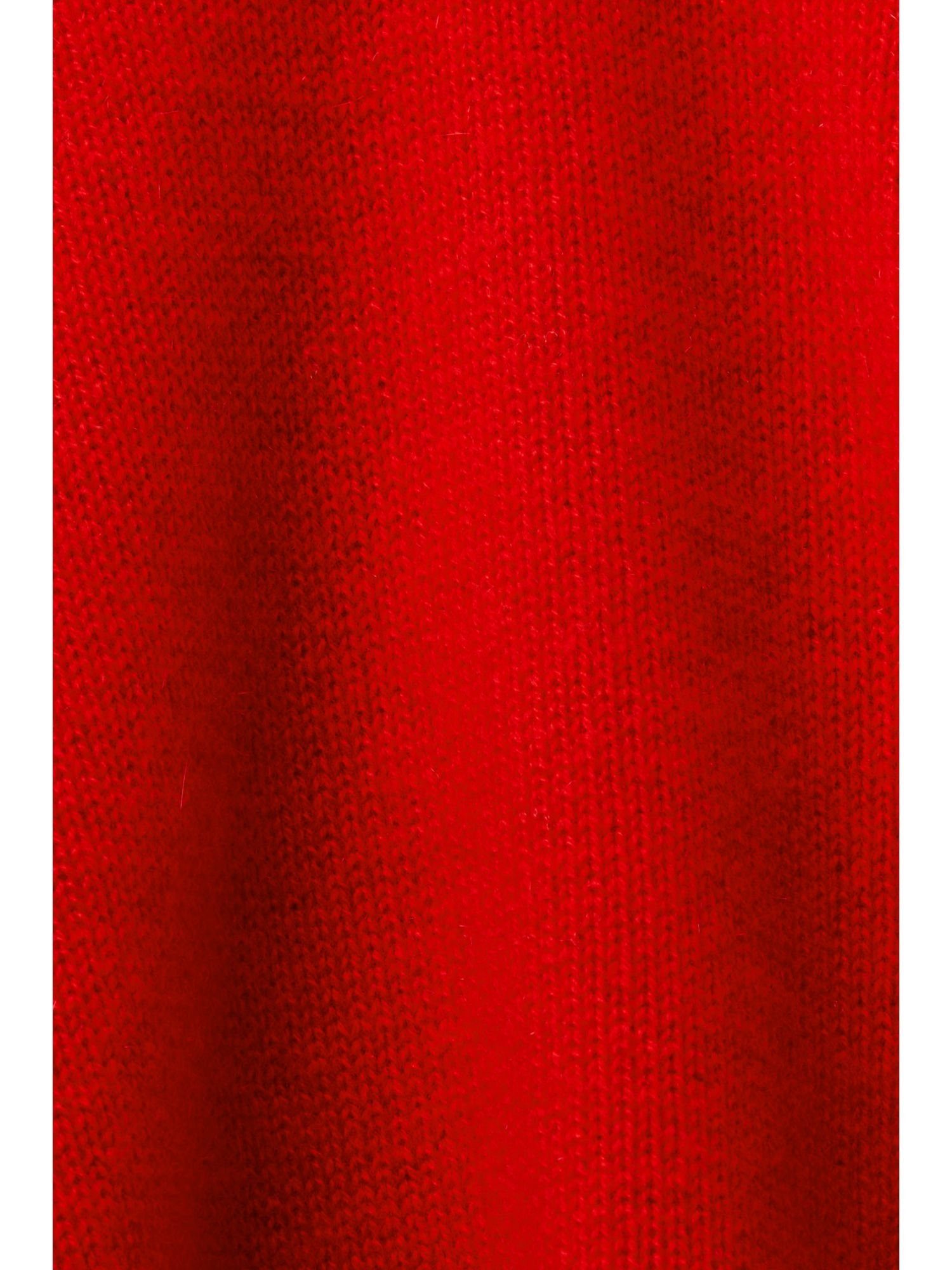 RED mit V-Ausschnitt Kaschmirpullover Esprit V-Ausschnitt-Pullover