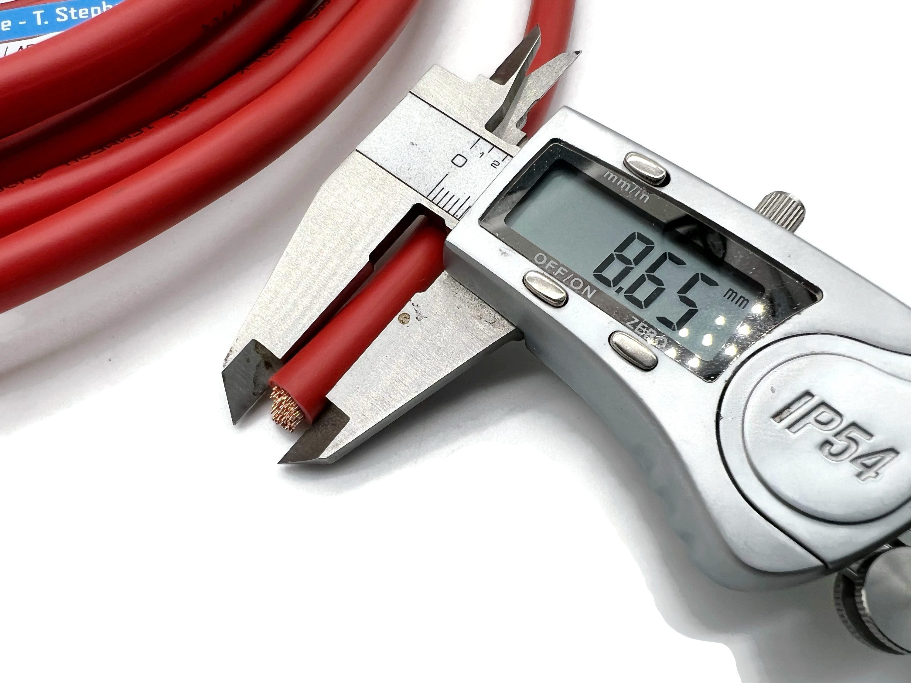 eXODA 25 mm² 5m Kupferkabel Rot am Stück Batteriekabel, zum verpressen (500 cm), H07VK