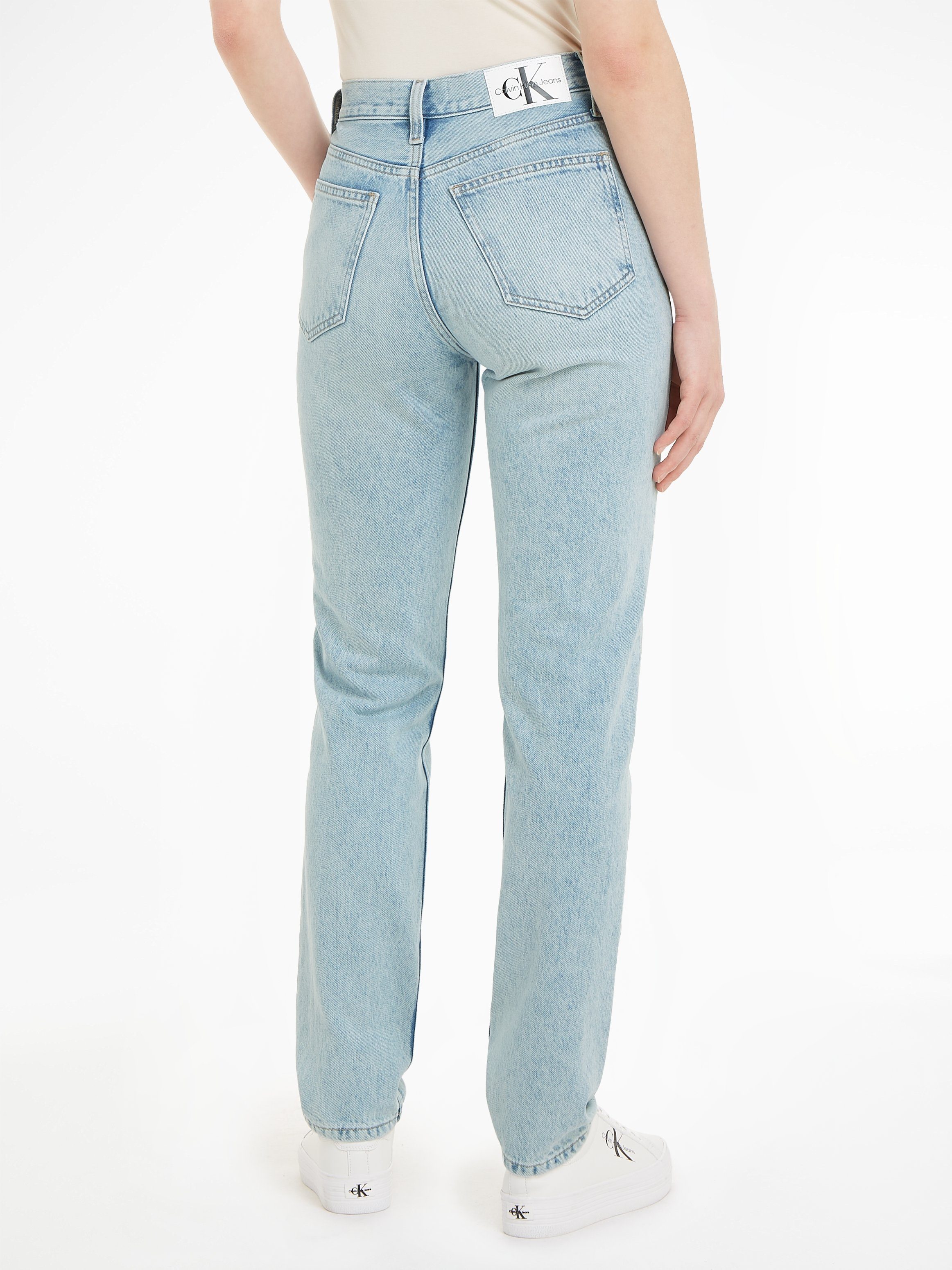 Calvin Klein Jeans Straight-Jeans AUTHENTIC SLIM STRAIGHT im 5-Pocket-Style günstig online kaufen
