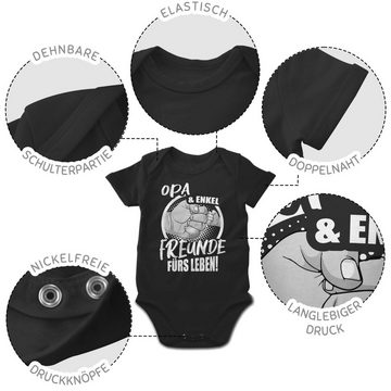 Shirtracer Shirtbody Opa & Enkel Freunde fürs Leben! Partner-Look Familie Baby