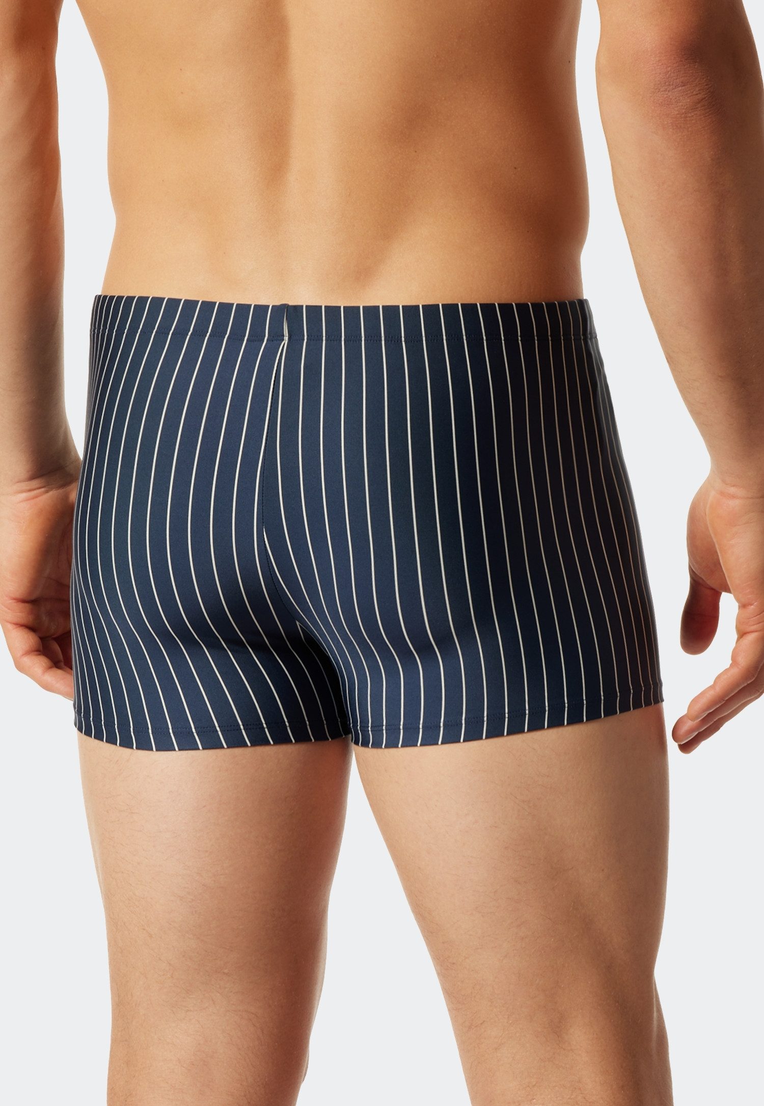 Schiesser Badeshorts Nautical Casual Innenslip, kleine Tasche mit RV, gestreift