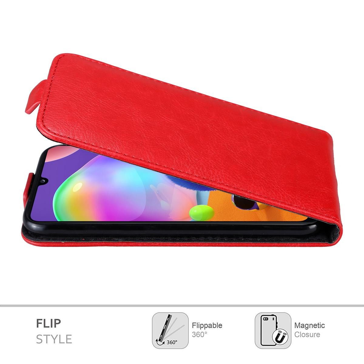 Cadorabo Handyhülle für Samsung Galaxy A31 Hülle Samsung Galaxy A31, Handy Schutzhülle, Klappbare Hülle, Kunstleder mit Magnetverschluss