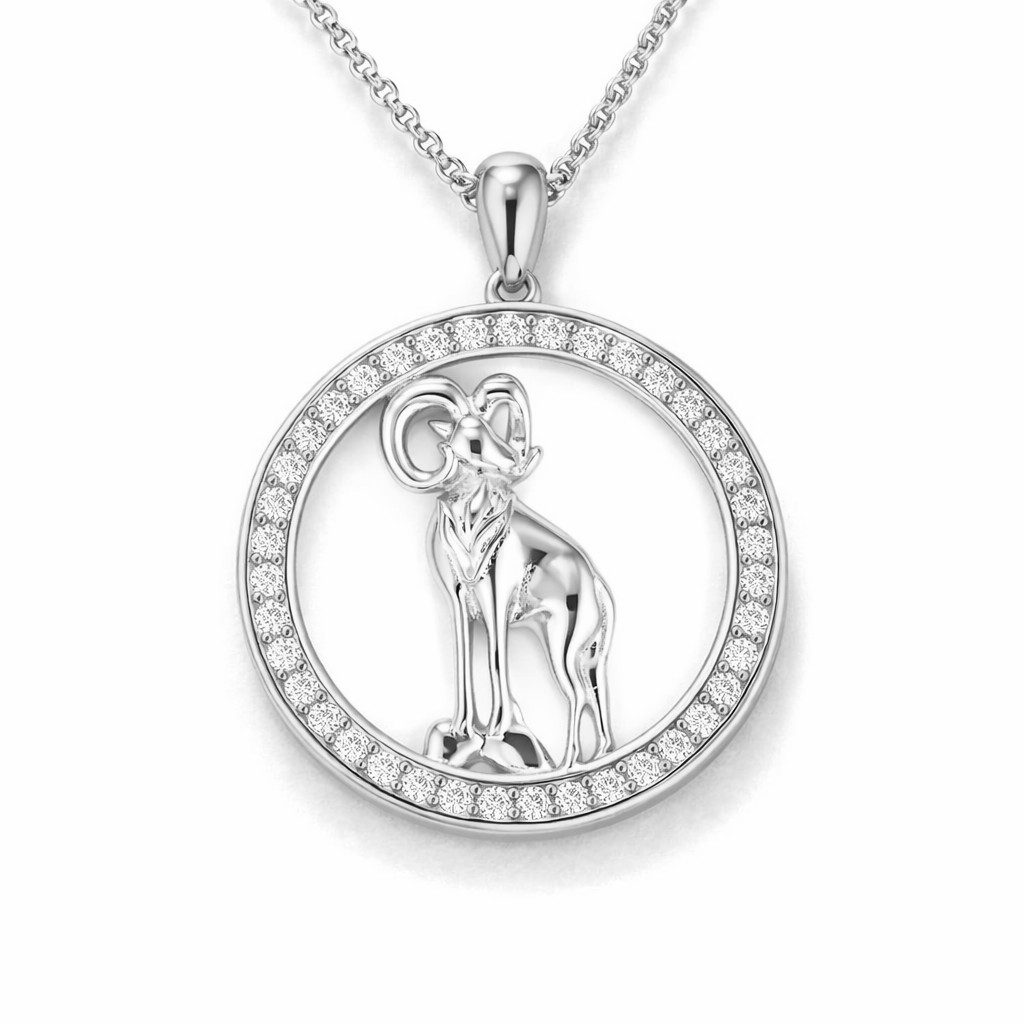 PAVELS Kette mit Anhänger Widder Eclipse