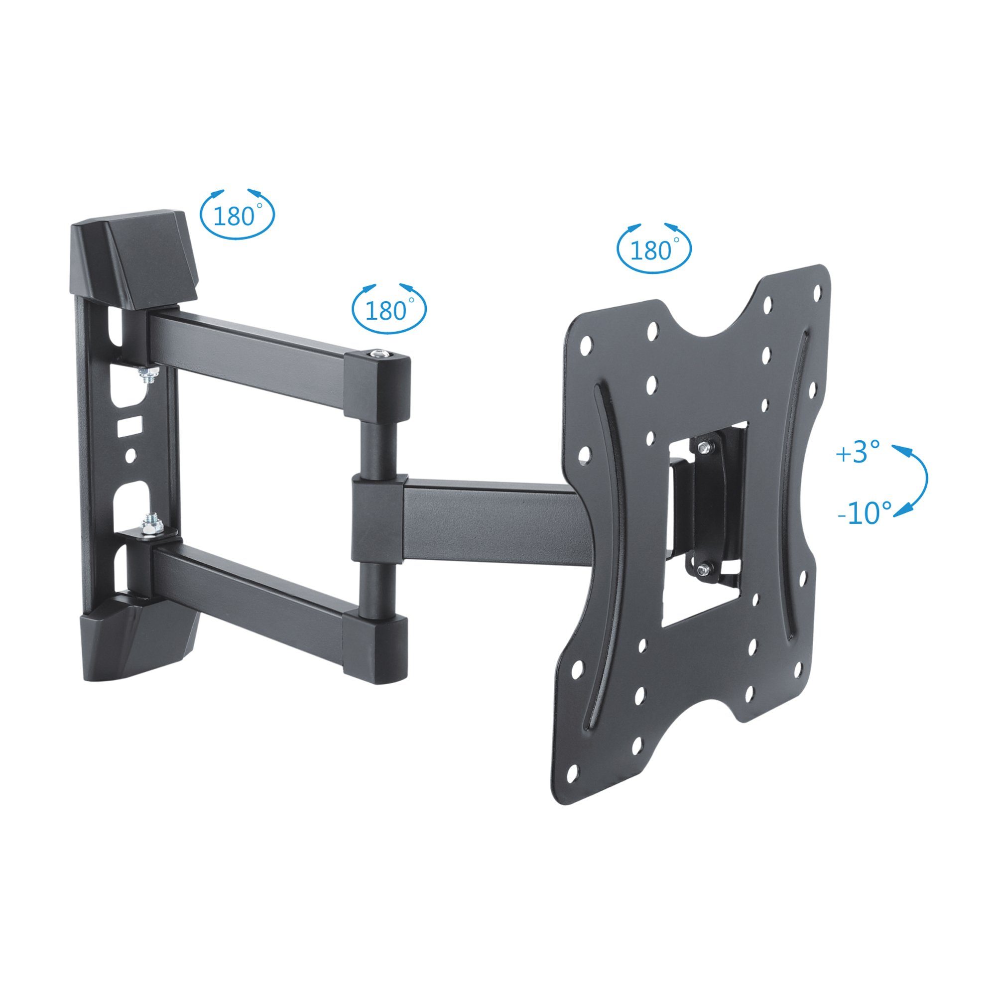 PureMounts TV-Wandhalterung PureMounts PM-FM12-200 - Neigbare und schwenkbare TV / Monitor Wandhal – Bild 3 von 5