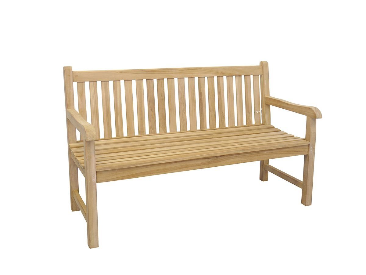 AFG Gartenbank Gartenbank 3-Sitzer aus massiven Teak Holz 150 cm