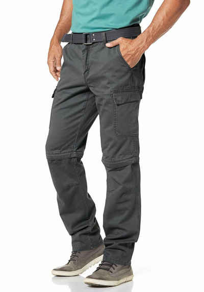 Man's World Cargohose (Set, mit Gürtel) mit Zip-Off Funktion