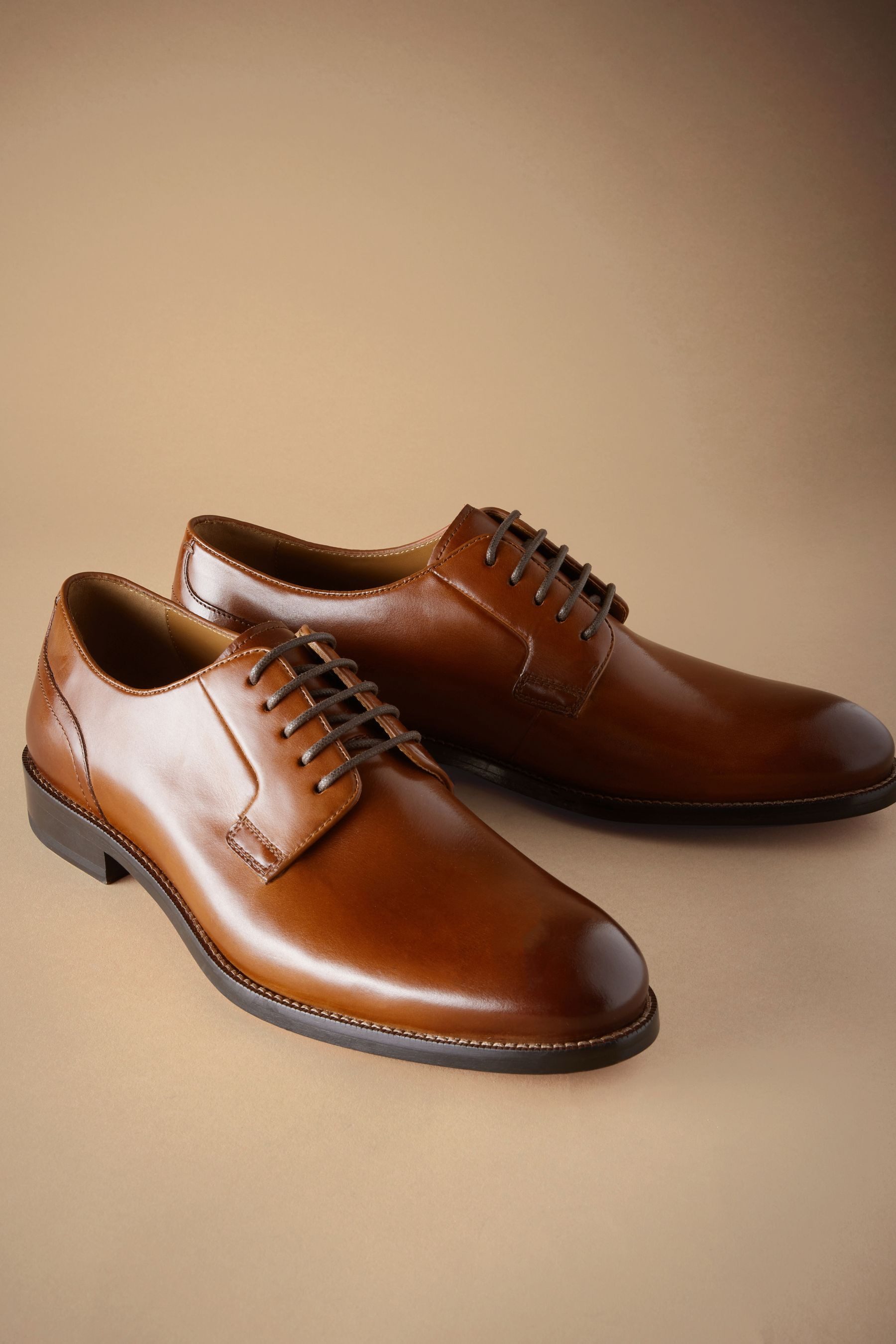 Next Signature Derby-Schuhe mit Ledersohle Schnürschuh (1-tlg)
