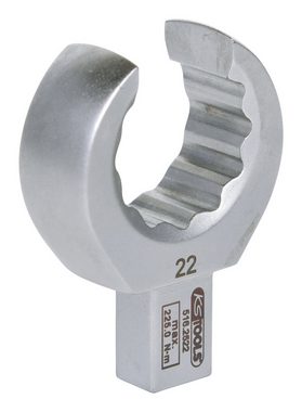 KS Tools Drehmomentschlüssel, 9 x 12 mm Einsteck-Ringschlüssel offen, 22 mm