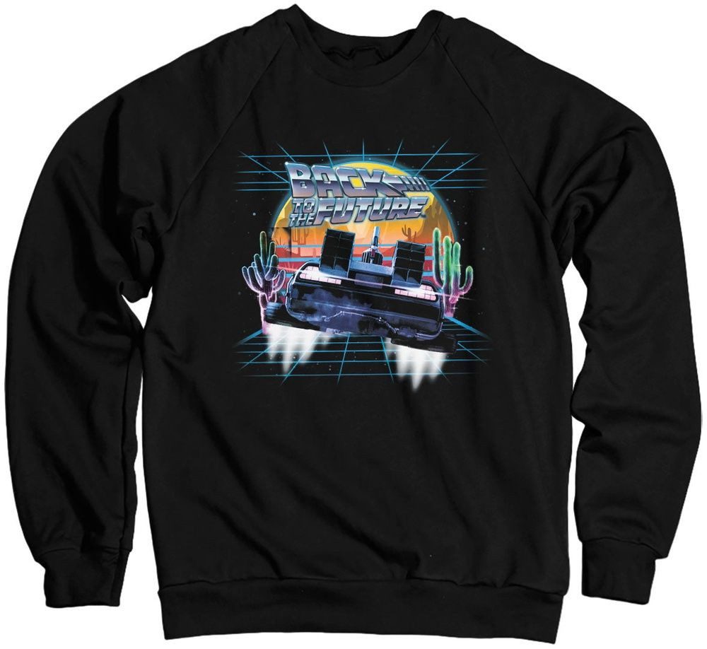 Back to the Future Rundhalspullover Back To The Future Retro Neon Desert Sweatshirt