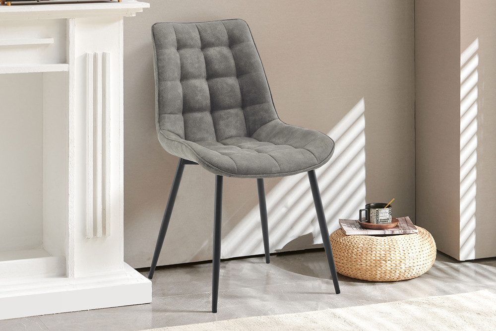 riess-ambiente Esszimmerstuhl ROADSTAR taupe / schwarz günstig online kaufen