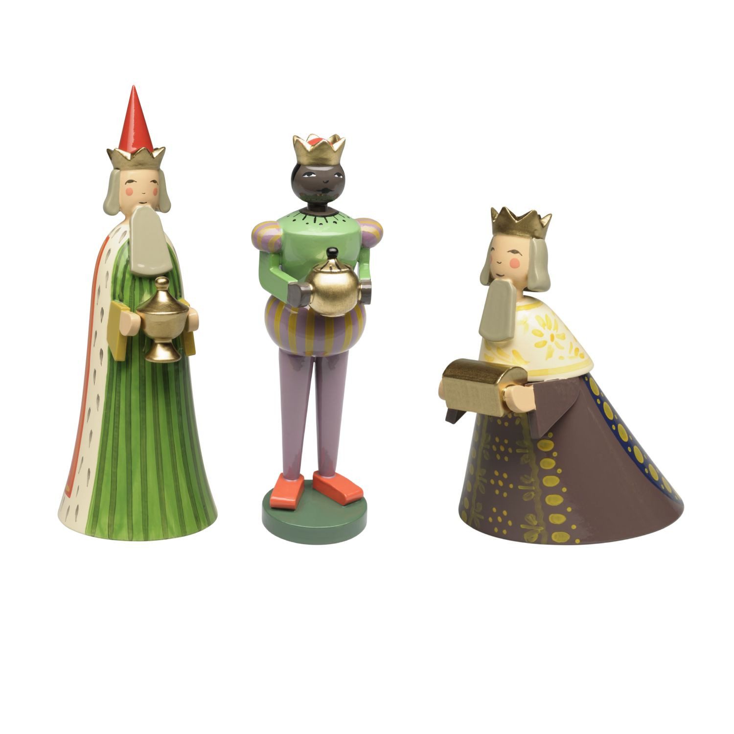 Wendt & Kühn Weihnachtsfigur Krippenszene Klein 3-teilig 5250/Set3
