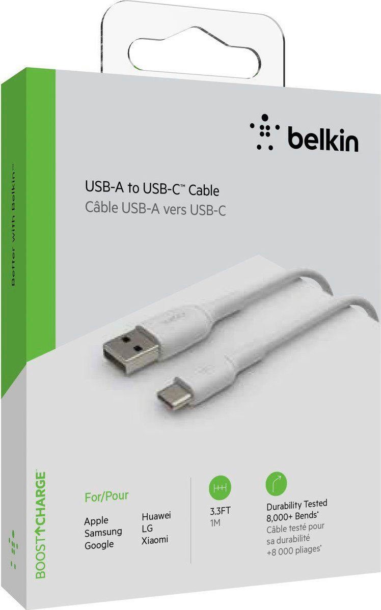 Belkin BoostCharge USB-C/USB-A Kabel PVC, 1m USB-Kabel, USB-C, USB Typ A (100 cm)