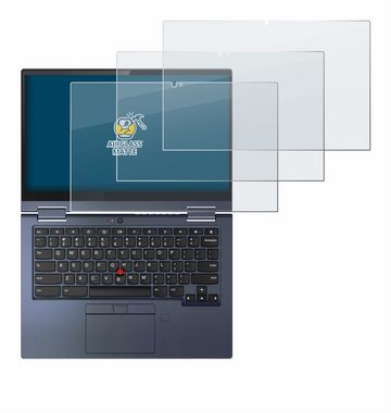 BROTECT flexible Panzerglasfolie für Lenovo ThinkPad C13 Yoga Gen 1, Displayschutzglas, 3 Stück, Schutzglas Glasfolie matt entspiegelt Anti-Reflex